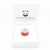 PANDACHARMS Rote Luftblasen Glas Charm, 925er Sterling Produktbild-Vorschau 2