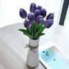 OKWISH 10 STK PolyurethanKünstliche Tulpen Gefälschte Produktbild-Vorschau 2