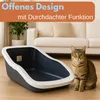 2er Set XXL Katzenklo Katzentoilette groß Großes Katzenklo Produktbild-Vorschau 4