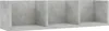 vidaXL Nástěnná police na CD Concrete Grey 75x18x18 cm Náhled obrázku produktu 1