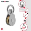 KOTARBAU® Seilrolle Umlenkrolle einzeln Vernickelt 3/4" Produktbild-Vorschau 5