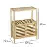 WENKO Regal Holz mit 2 Türen NORWAY Regalsystem Stand Produktbild-Vorschau 6
