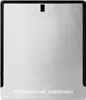 A square, metallic product with the Porsche Design logo at the top and the brand name at the bottom. Produktbild-Vorschau