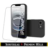 Für iPhone 16e ( 6.1" ) Schwarz Silikon Handy Schutz Hülle Produktbild-Vorschau 1