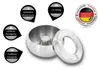Edelstahl Windaschenbecher XL 2er Set, modern, winddicht, Produktbild-Vorschau 4