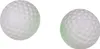 Two white golf balls on a white background. Anteprima dell’immagine prodotto