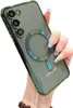 A hand holding a green phone case with a magnetic ring on the back. Anteprima dell’immagine prodotto