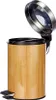 Zeller Poubelle à pédale, 3 l, décor bambou, métal Ø17x26 Voir les images du produit 5
