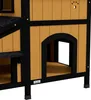 Katzenhaus, Tannenholz, Katzenhütte mit mehreren Eingängen, Produktbild-Vorschau 8