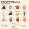 12er Set Baby-Badewannenspielzeug, Ozean-Tiere, Produktbild-Vorschau 2