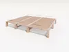 Gigapur G56 Massivholz-Bett 230x200 cm – Kiefer Natur Produktbild-Vorschau 2