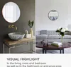 Elegance by Casa Chic - Ružovo-zlaté kovové nástenné Náhľad obrázku produktu 3