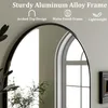 Oblúkové nástenné zrkadlo 24"x36" – kúpeľňové zrkadlo, Náhľad obrázku produktu 4
