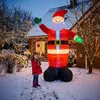 Muñeco de Navidad inflable XXL con luces LED - 400 cm - Vista previa de la imagen del producto 6