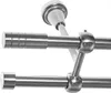 Gardinenstange Set Edelstahl Look Metall Ø 16mm zur Produktbild-Vorschau 1