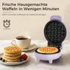 YASHE Mini-Waffeleisen ABW59C, 550 W, 10 cm, Antihaft, Produktbild-Vorschau 4