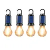 4PCS Solarbetriebene Campingleuchte mit Sensor, Hängehaken, Produktbild-Vorschau 1