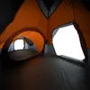 Campingzelt 5 Personen Grau und Orange Wasserdicht, Produktbild-Vorschau 8
