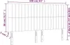 vidaXL LED Kopfteil Hellgrau 160x5x118/128 cm Samt Produktbild-Vorschau 6