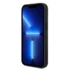 A black smartphone case with a blue screen is shown against a white background. Voir les images du produit