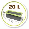 Set di giochi da giardino, plastica, grigio/giallo Anteprima dell’immagine prodotto 9