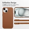 Accezz MagSafe Leather Backcover iPhone 15 - Sienna Brown Produktbild-Vorschau 9