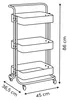 5Five Trolley - beige - 3 Schichten - 45 x 36 x 86 cm - Produktbild-Vorschau 6
