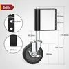 Torrolle 100mm mit Federbelastung, Rad mit Robuster Produktbild-Vorschau 2