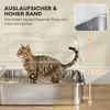 PawHut Katzenklo Edelstahl mit Deckel XXL Katzentoilette Produktbild-Vorschau 5