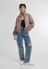 Urban Classics Ladies Sherpa Mix Jacket duskrose - XS Náhled obrázku produktu 3