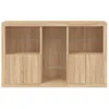 vidaXL Sideboard avec lampes LED Chêne Sonoma 162x37x100 cm Voir les images du produit 6