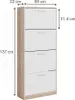 Wywrotka do butów Vicco Gizmo Sonoma/Biały 59 x 137 cm z 4 Podgląd zdjęcia produktu 3
