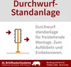 6er Briefkastenanlage Standsystem Durchwurf - Klingel RAL Produktbild-Vorschau 4