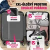 tectake® Cleo 4dílná sada pevných kufříků, 3 vozíky, 1 Náhled obrázku produktu 9