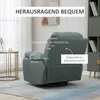HOMCOM Relaxsessel Liegesessel 135° neigbar mit Produktbild-Vorschau 7