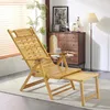 Liegestuhl Sonnenliege Gartenliege Bambus Relaxliege Produktbild-Vorschau 4