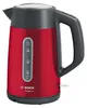 Bosch TWK4P434, 1,7 l, 2400 W, Schwarz, Rot, Edelstahl, Produktbild-Vorschau 1