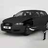 BLU Parafango compatibile con Audi A3 8P II-generation LZ7L Anteprima dell’immagine prodotto 2