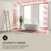 Blumfeldt Badheizkörper, Design Heizkörper Flach, Sparsamer Produktbild-Vorschau 5