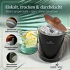 Edelstahl Eiswürfelbehälter mit Deckel - 2l Produktbild-Vorschau 4