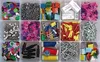 A clear plastic organizer box with 15 compartments filled with various craft and hardware supplies. Produktbild-Vorschau