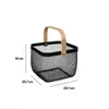 Panier carré avec anse 25cm "mayaj" - 5 five simply smart Voir les images du produit 3