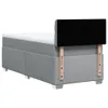 Boxspringbett mit Matratze Hellgrau 100x200 cm Stoff Produktbild-Vorschau 6