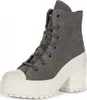Converse Chuck 70s De Luxe Heel A12327C in Grauem Wildleder Produktbild-Vorschau 6