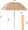 SucceBuy Słomiany parasol w stylu hawajskim na plażę i Podgląd zdjęcia produktu 7
