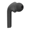 A close-up, studio shot of a single dark gray wireless earbud against a white background. Anteprima dell’immagine prodotto