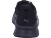 The back view of a black Puma sneaker. Produktbild-Vorschau