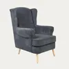 HOMLA FOSSBY FASO Kordsessel grau 86x85x108 cm Produktbild-Vorschau 1