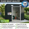 BRAST Gerätehaus Geräteschuppen Metall | 217x131x185cm | Produktbild-Vorschau 8