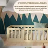 Crazy Pine Lit d'enfant 140x180 cm - Bois naturel - Lit au Voir les images du produit 4